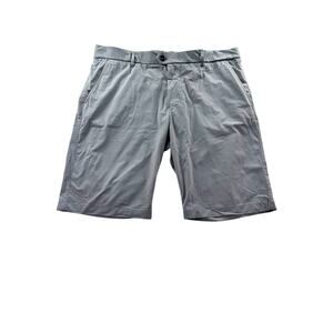 Greyson Montauk Sport 10" Shorts Mens Size 36 Golf Grey Lightweight Business